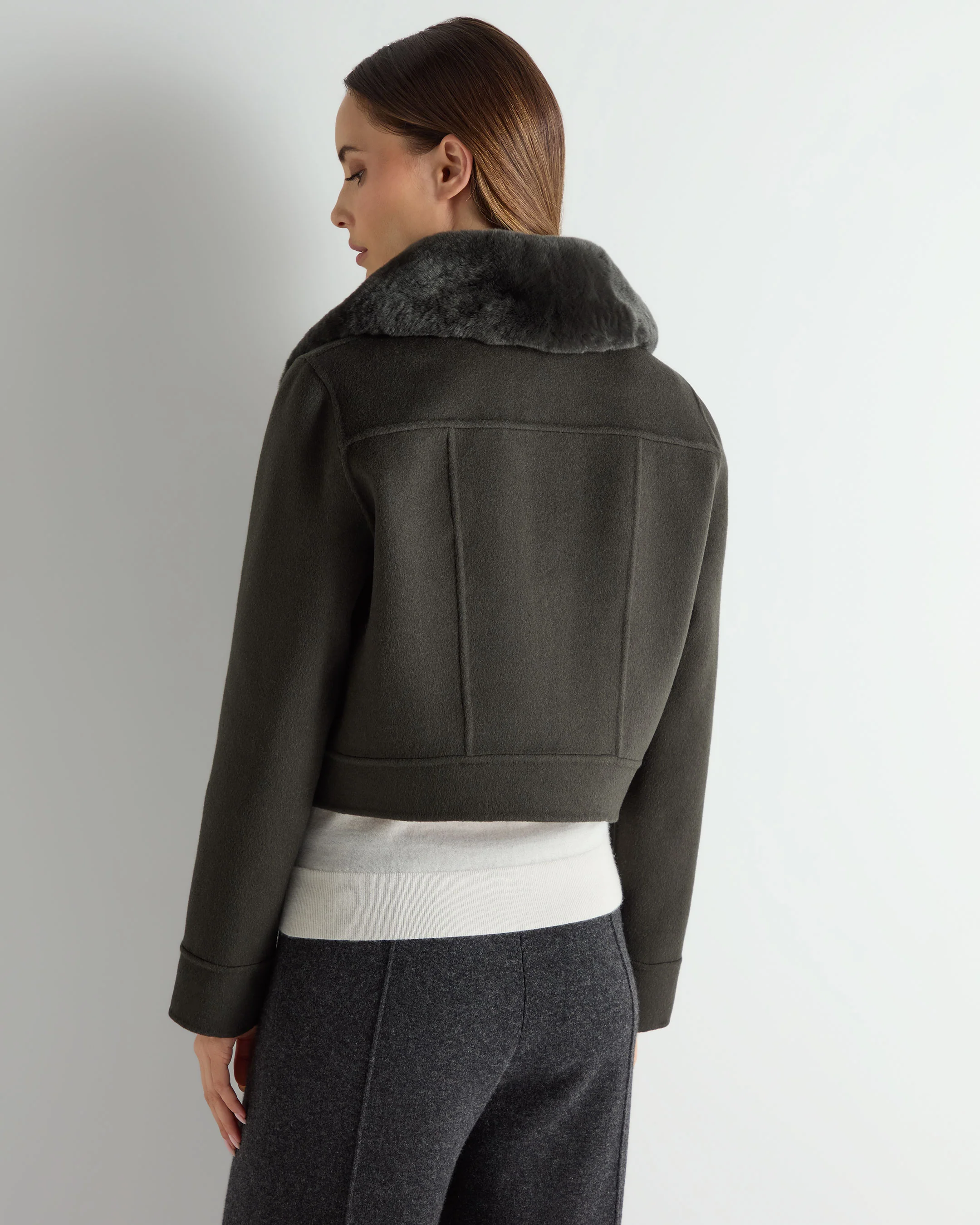 Women's Rosie Rex Collared Jacket Green