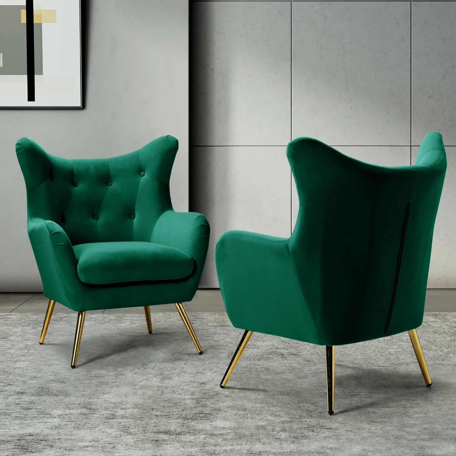 Arama Accent Chair in Green