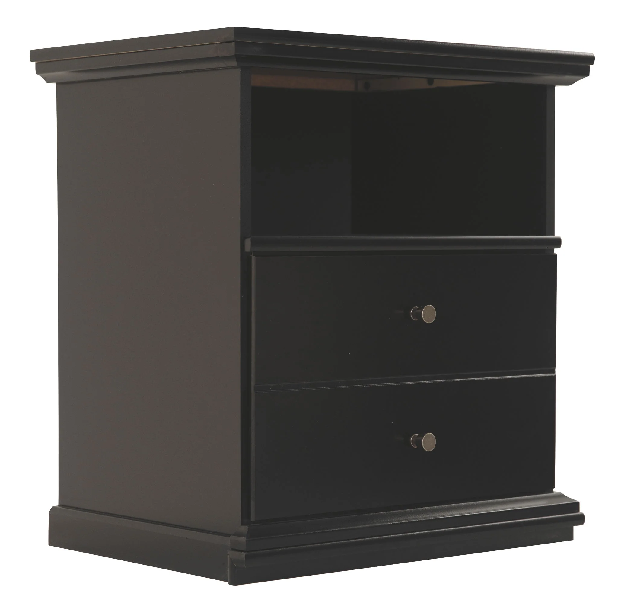 Maribel - One Drawer Night Stand - Black