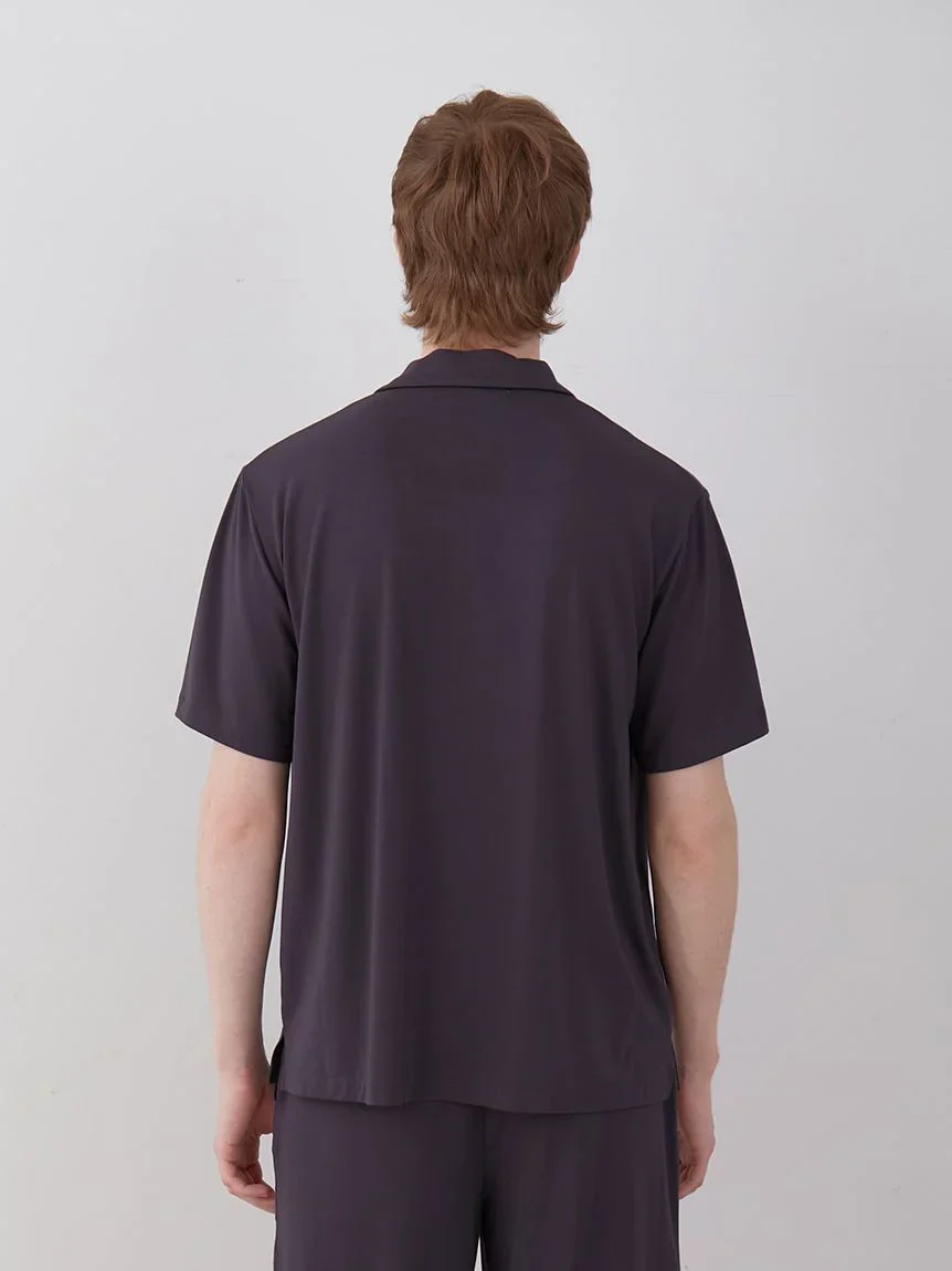 COOL MEN'S Rayon Logo Pajama Sleep Shirt