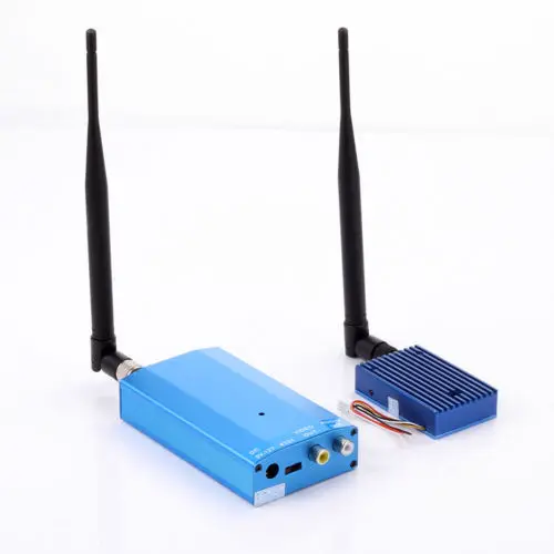 1.3G 4CH 3W VTX / VRX - 1.3Ghz 3000mw Wireless AV Sender Transmitter Receiver Combo Audio Video Transceiver Telemetry Set