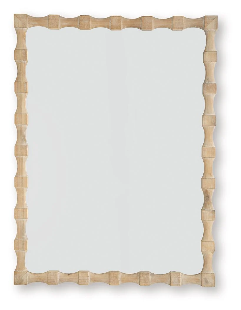 Acelmore - Accent Mirror - Light Brown