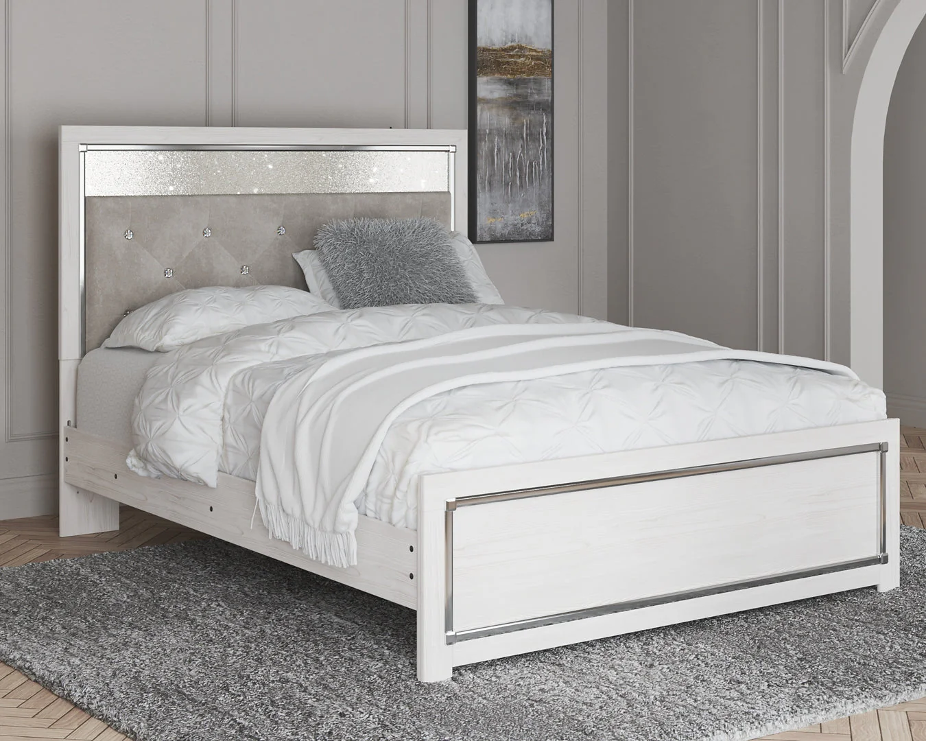 Altyra Panel Bookcase Bed