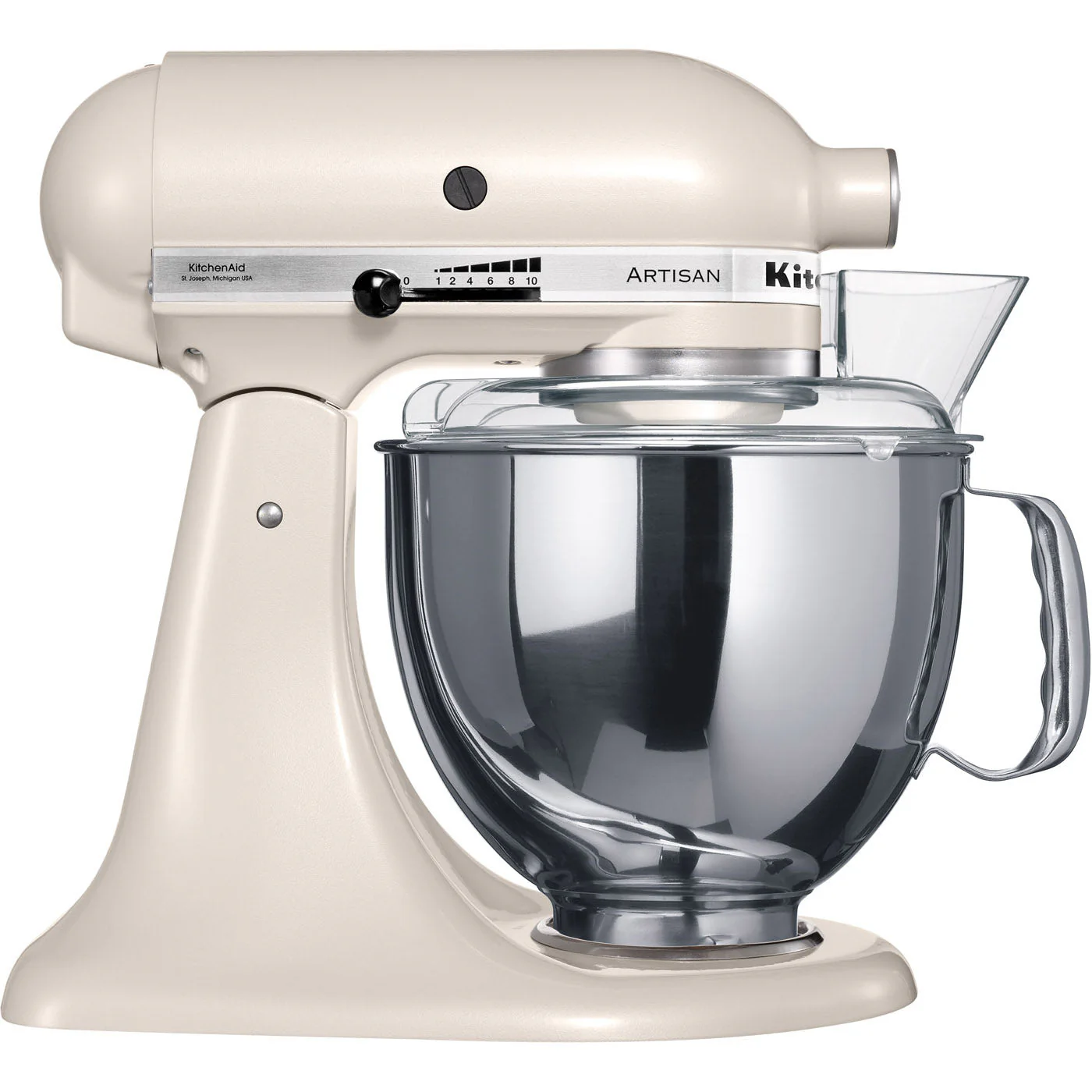 220 Volt KitchenAid 5KSM150PSELT  Artisan Stand Mixer - Caffe Latte