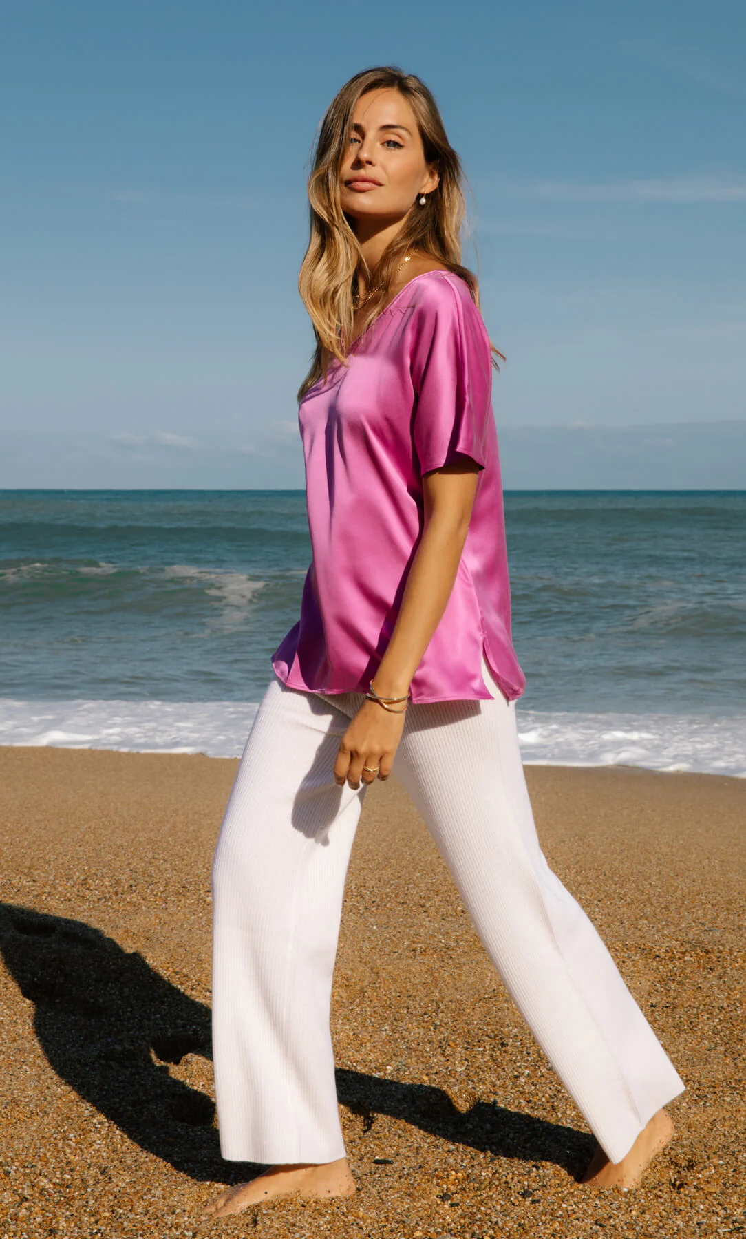 Verona Reversible Silk Blouse