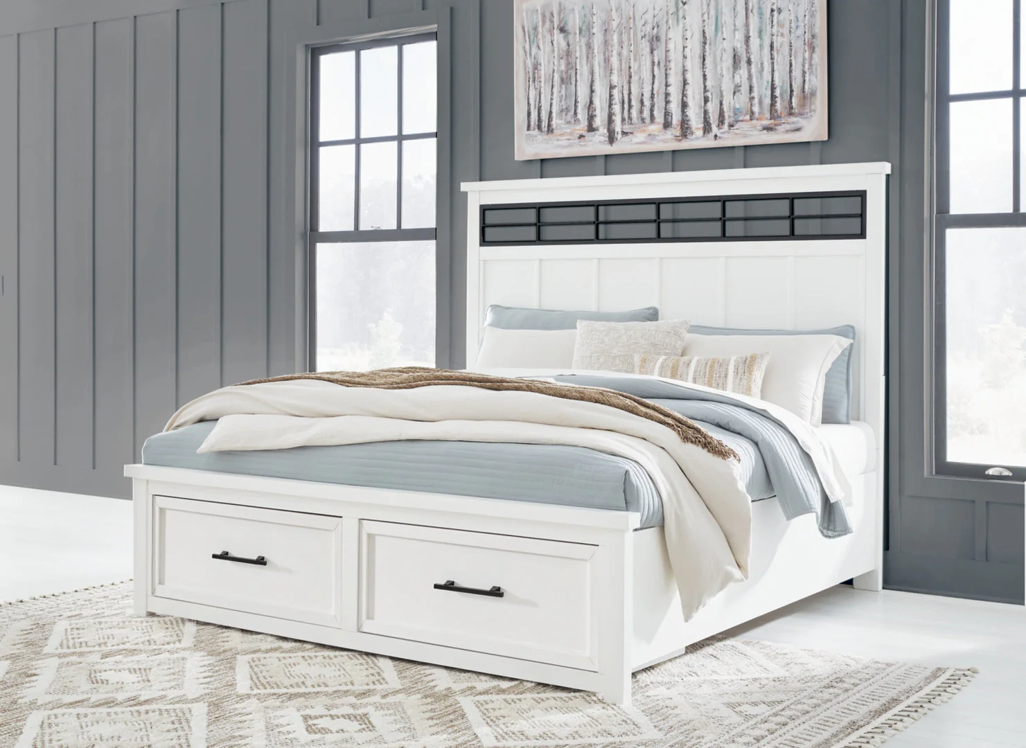 Ashbryn Panel Storage Bed