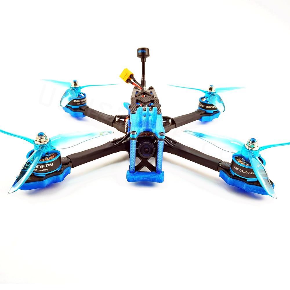 DarwinFPV Darwin240 FPV Drone - PNP Johnny 5 Quadcopters 5Inch 240mm F4 FC 50A ESC 5.8G VTX 1500TVL Camera 2207 2400KV Motor