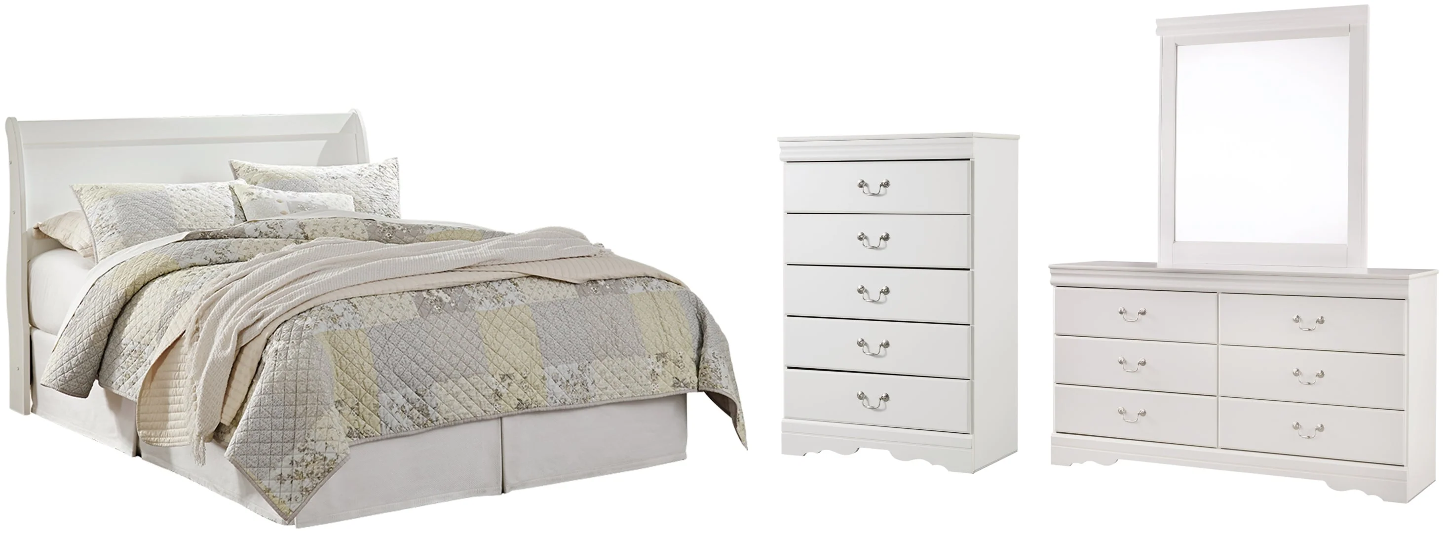 Anarasia White Bedroom Set
