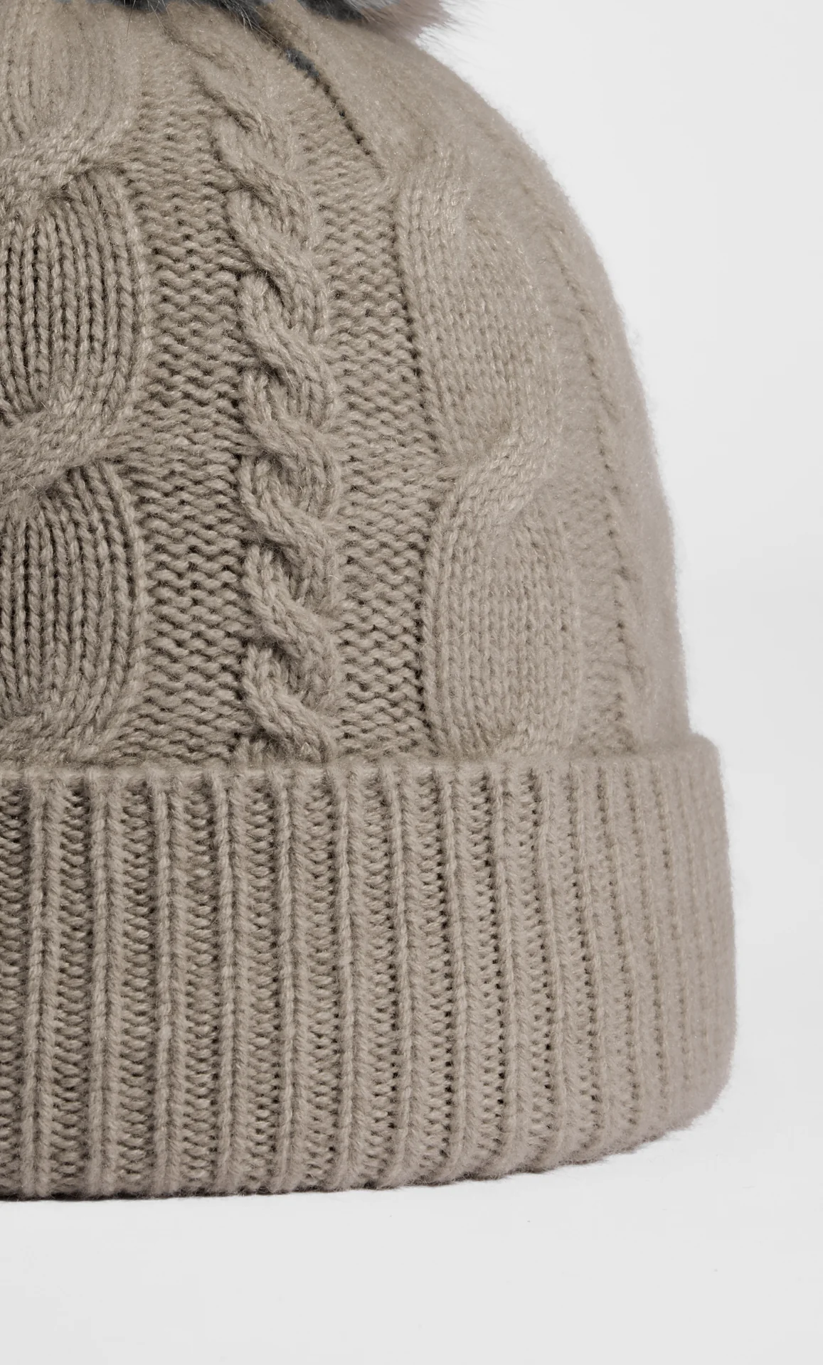 Cable-Knit Cashmere Beanie