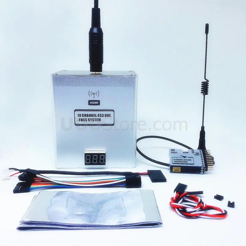 Arkbird 5W 433MHz 10 Channel FHSS System - UHF Module for 100KM Long Range Flight FPV Futaba WFLY APM PIX Autopilot