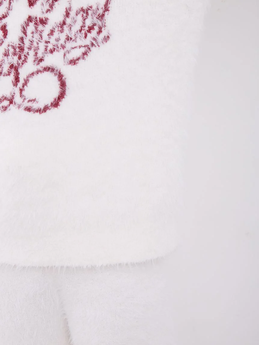 Mens Feather Pullover Sweater