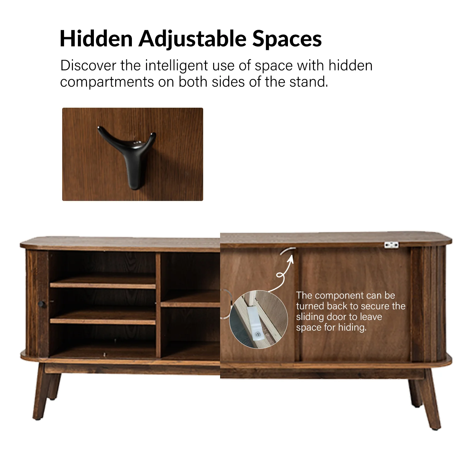 Armin TV Stand in Walnut