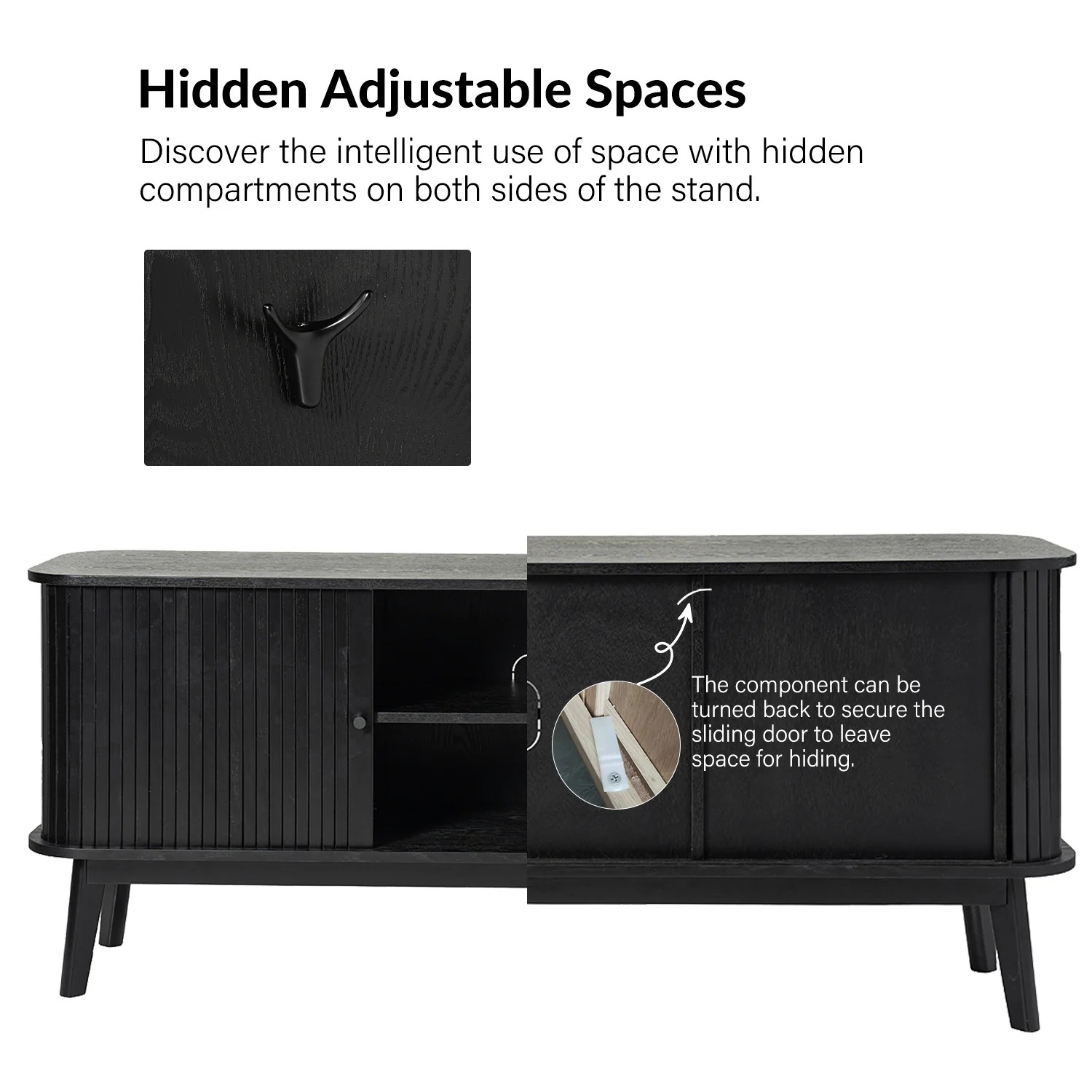Armin TV Stand in Black