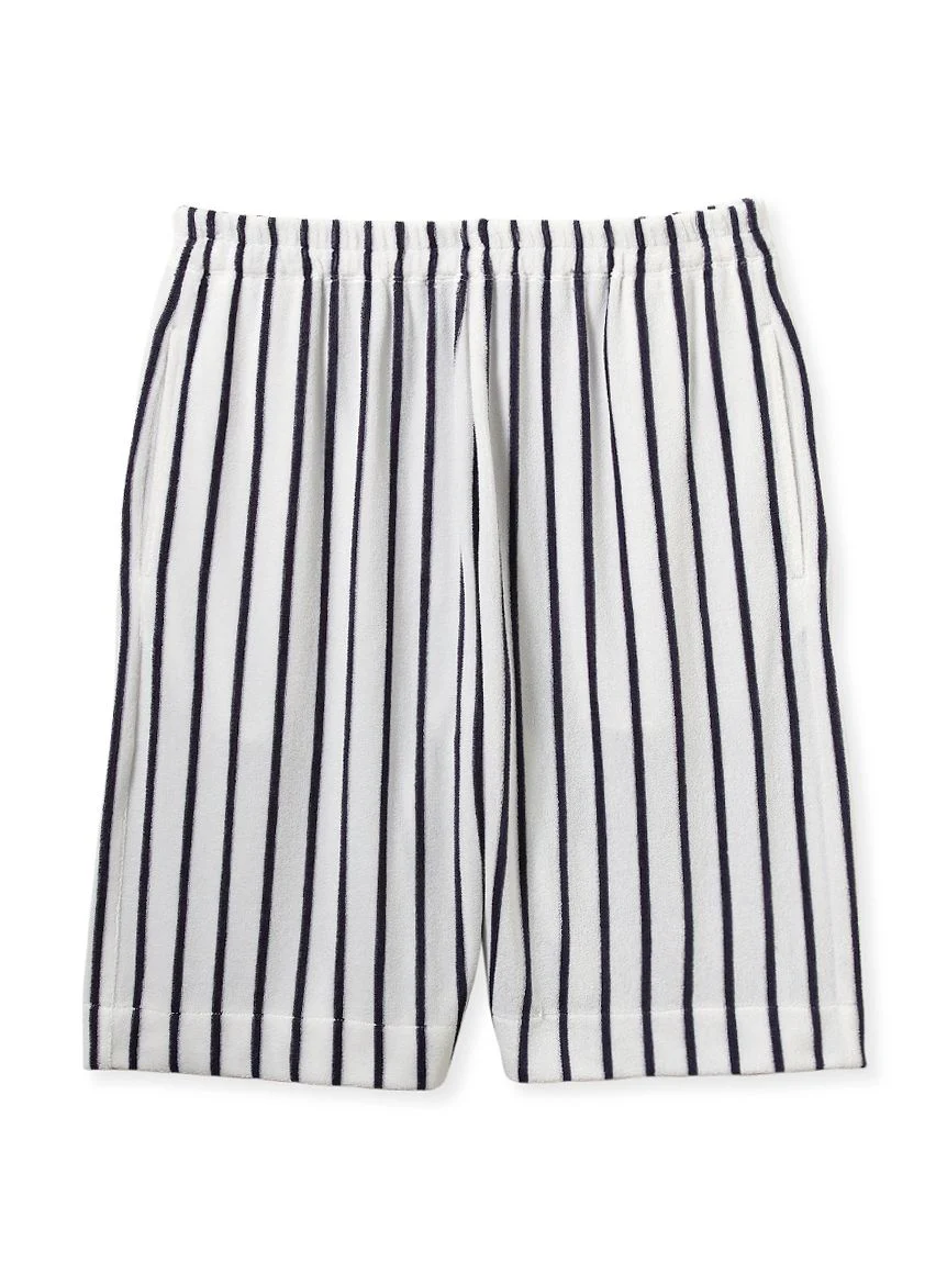MEN's Cool-Touch Striped Pile Shorts