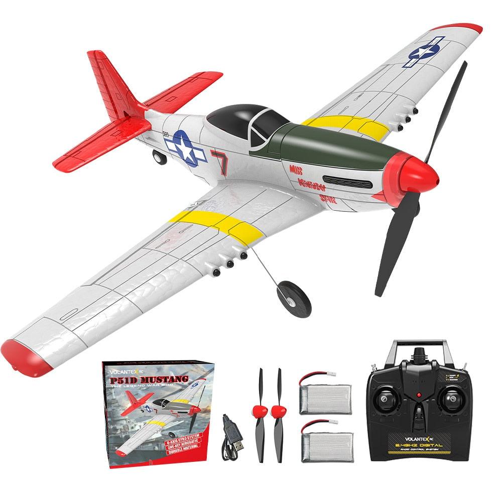 EPP 400mm RC Plane - P51D Mustang /F4U Corsair 4-Ch 2.4G 6-Axis RTF Airplane With Xpilot Stabilizer