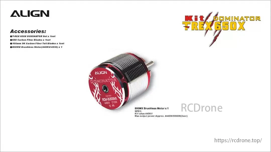 Align T-REX 650X Electronic RC Helicopter Kit RH65E02X / Super Combo RH65E01X / F3C Super Combo RH65E03X