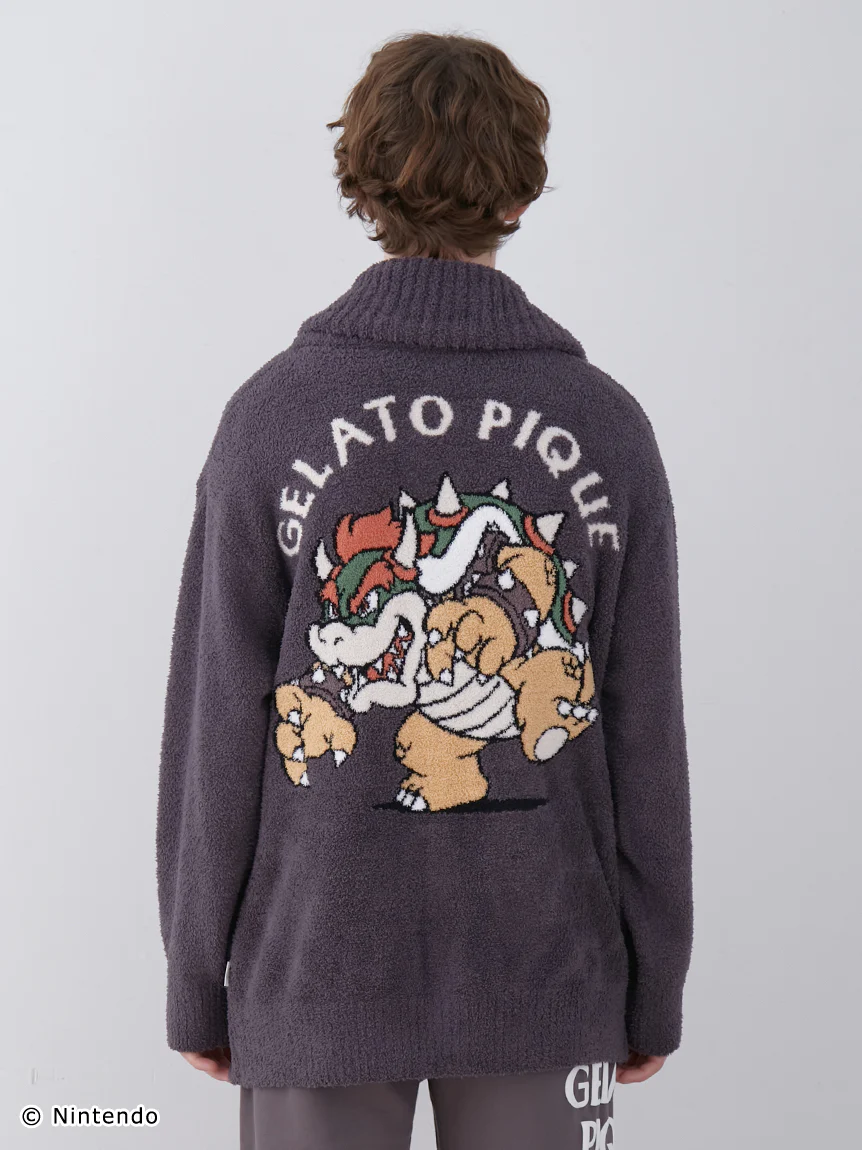 SUPER MARIO™️ UNISEX Baby Moco Jacquard Shawl Cardigan