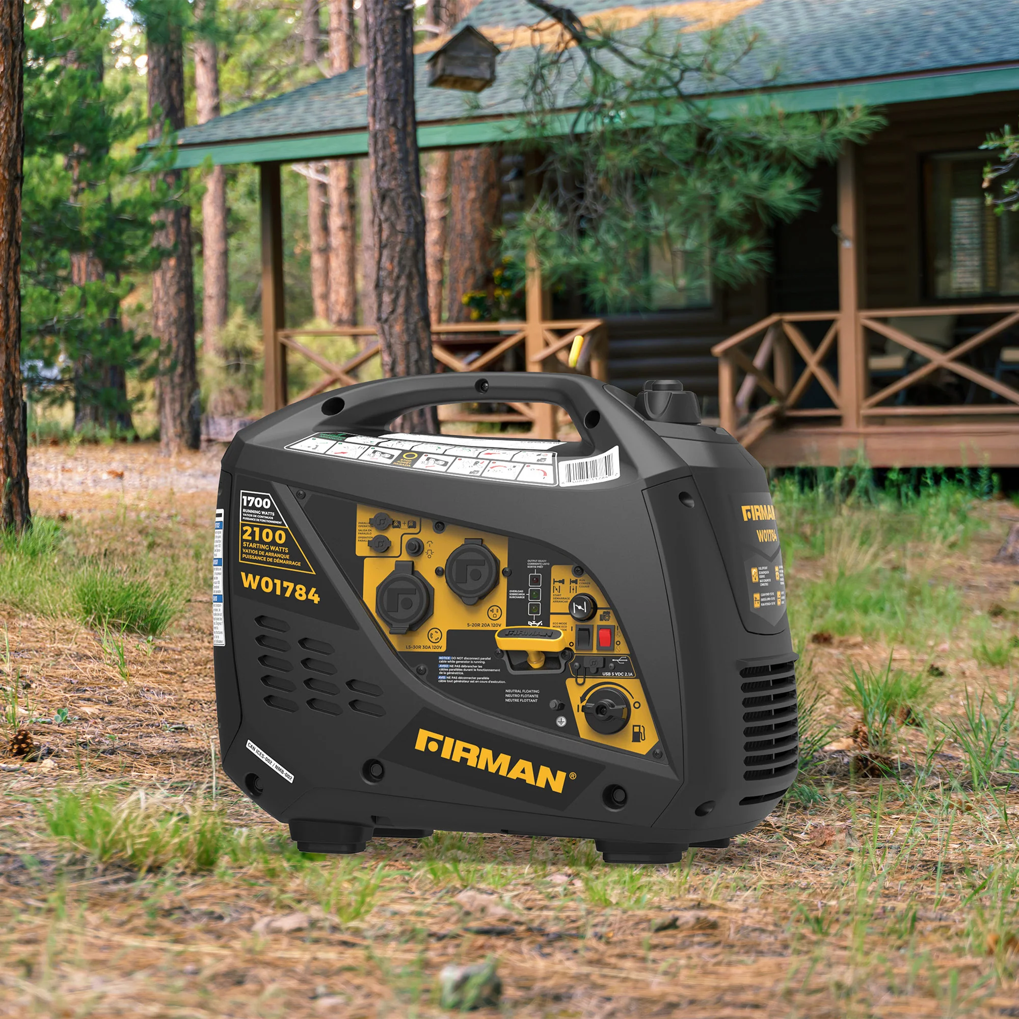 Inverter Portable Generator 2100W Recoil Start