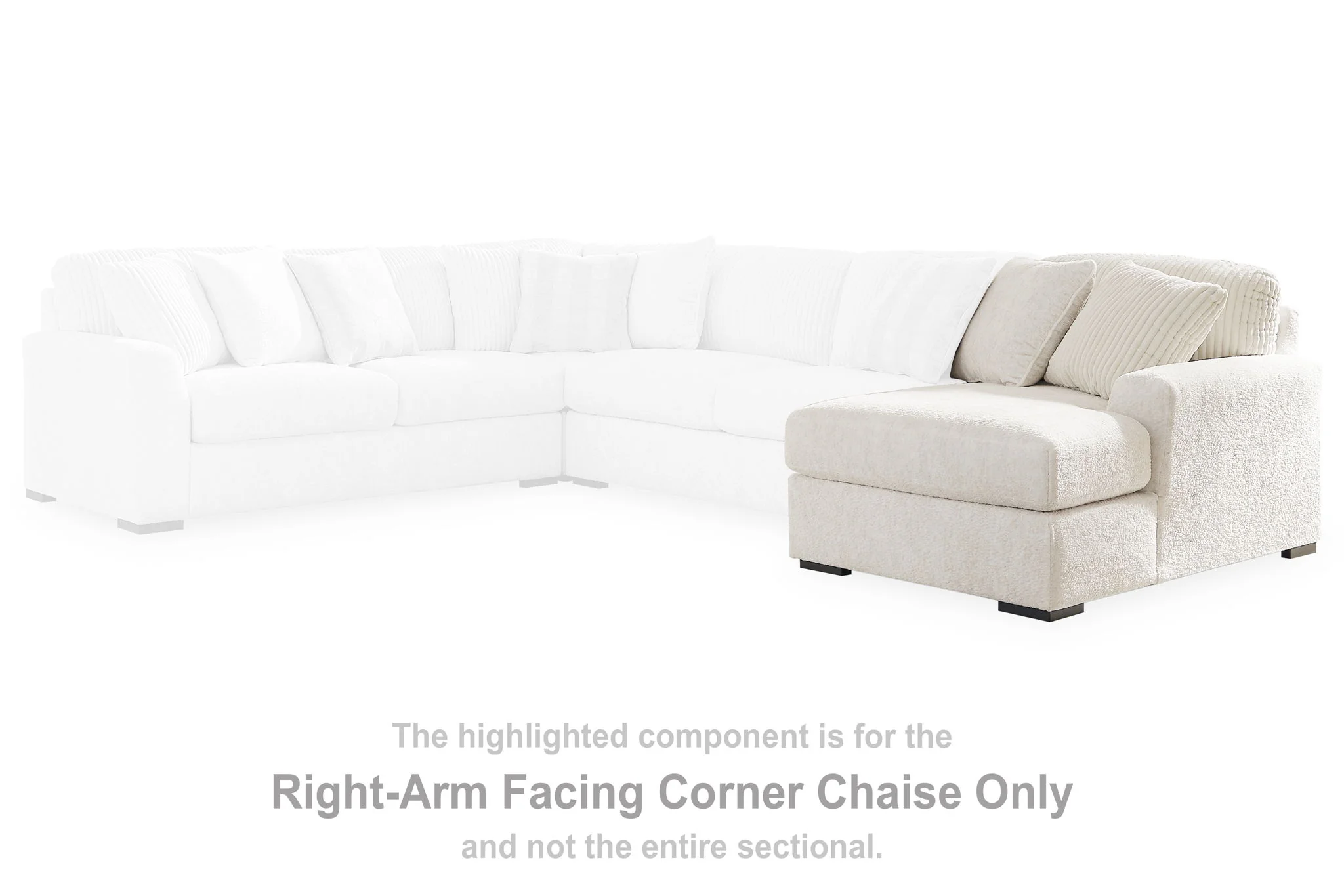 Chessington - Raf Corner Chaise - Ivory