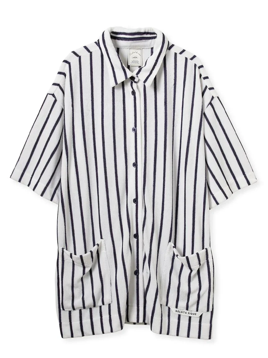 Cool-Touch Striped Pile Shirt