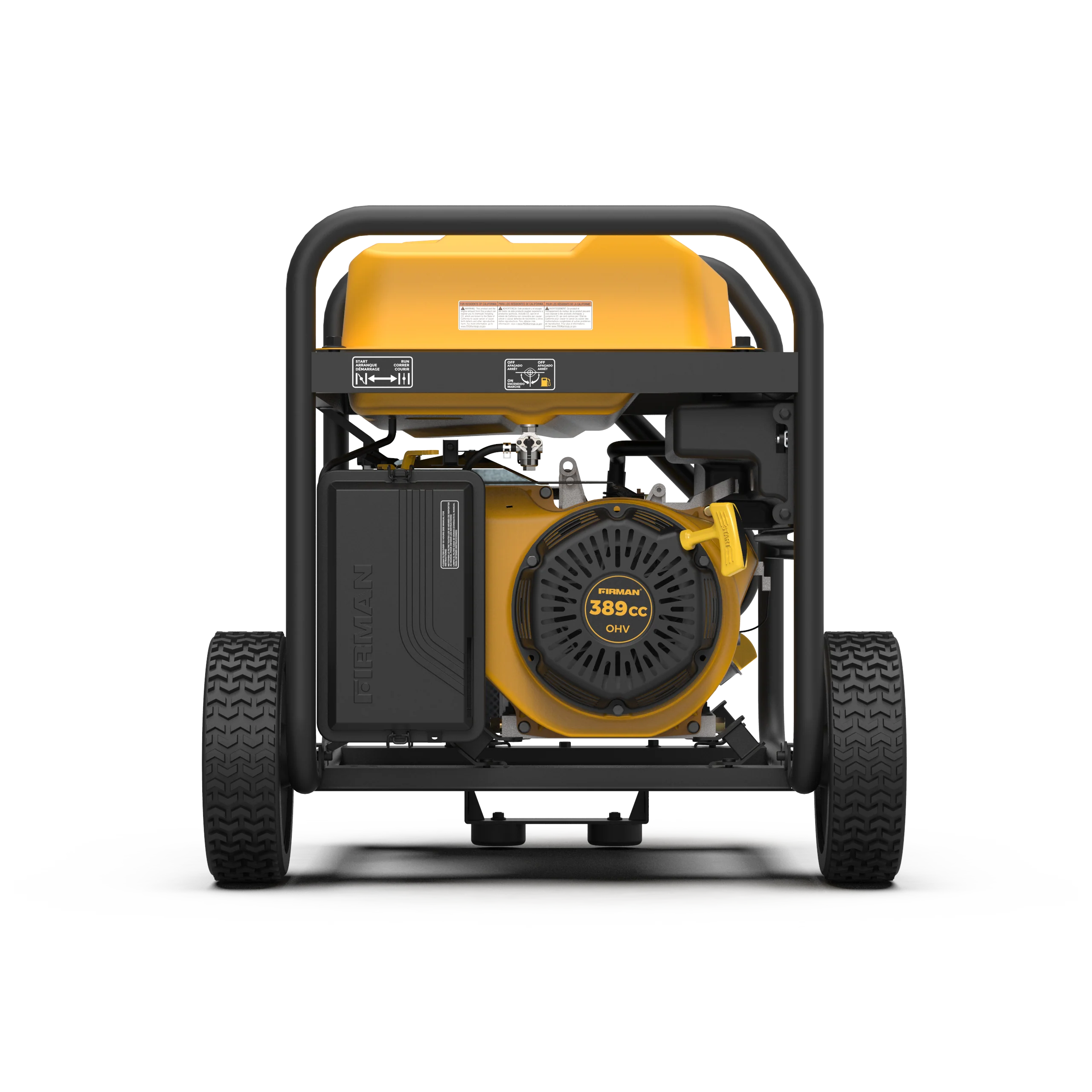 Gas Portable Generator 8375W Recoil Start 120/240V With CO Alert