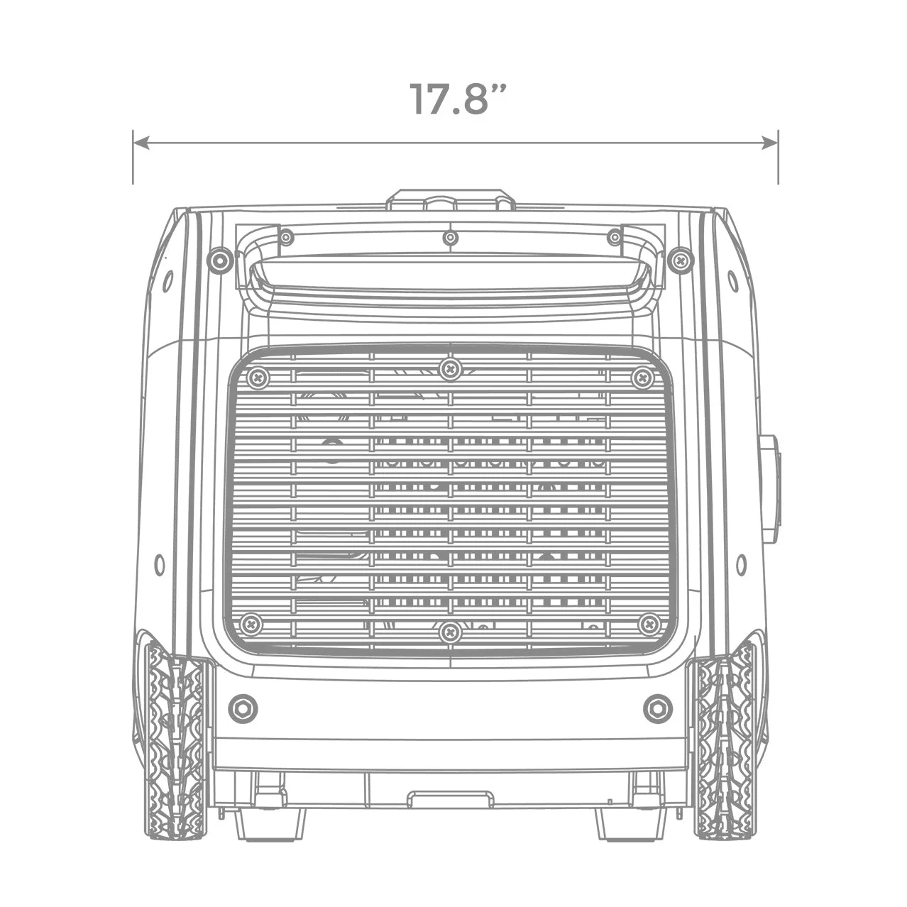 Refurbished Inverter Portable Generator 3650W Remote Start