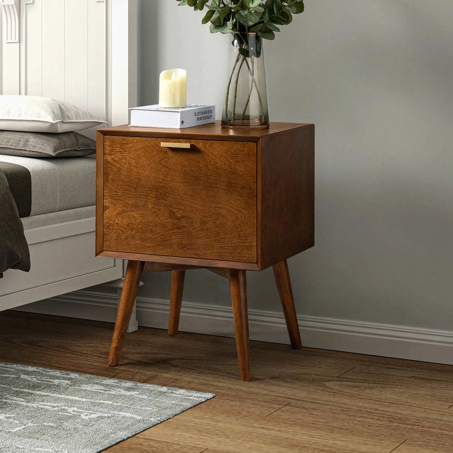 Anita Nightstand in Acorn