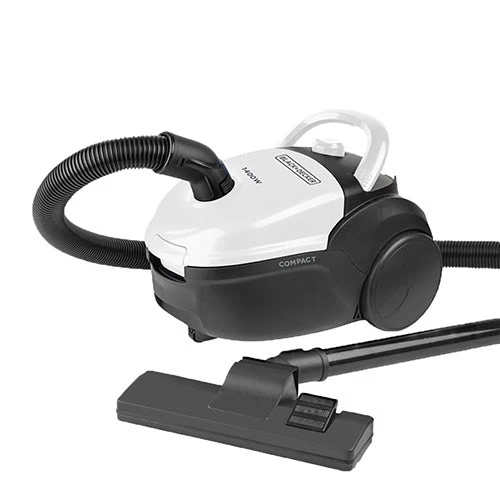 Black and Decker VC-BD602 220 volts vacuum with washable cloth bag Hepa filter 1600 Watts 220v 240 volts 50 hz