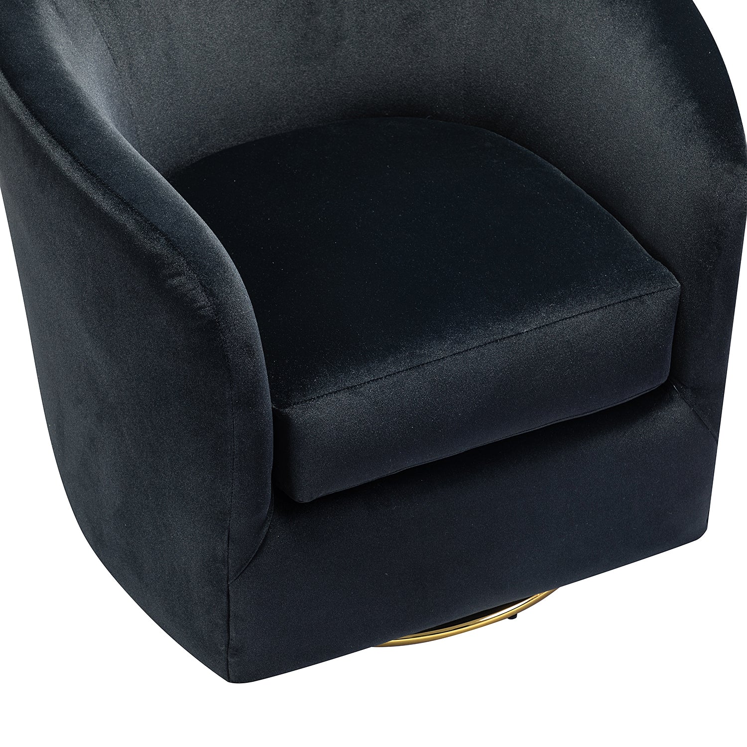 Amarante Swivel Chair in Black