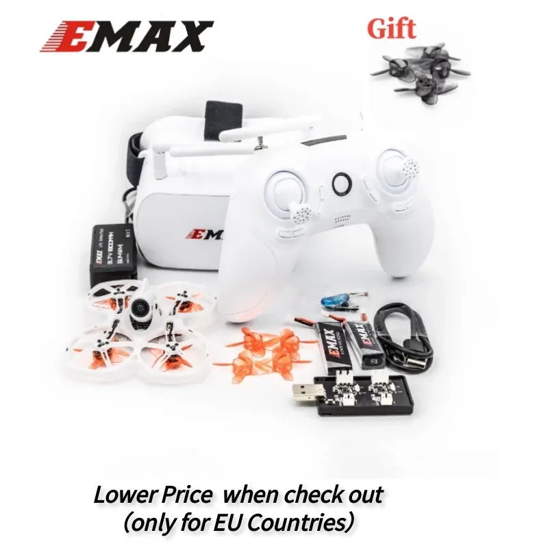 Emax Tinyhawk II 2 RTF - FPV Racing Drone Kit F4 5A 16000KV RunCam Nano2 25/100/200mW VTX 1S-2S With Goggle