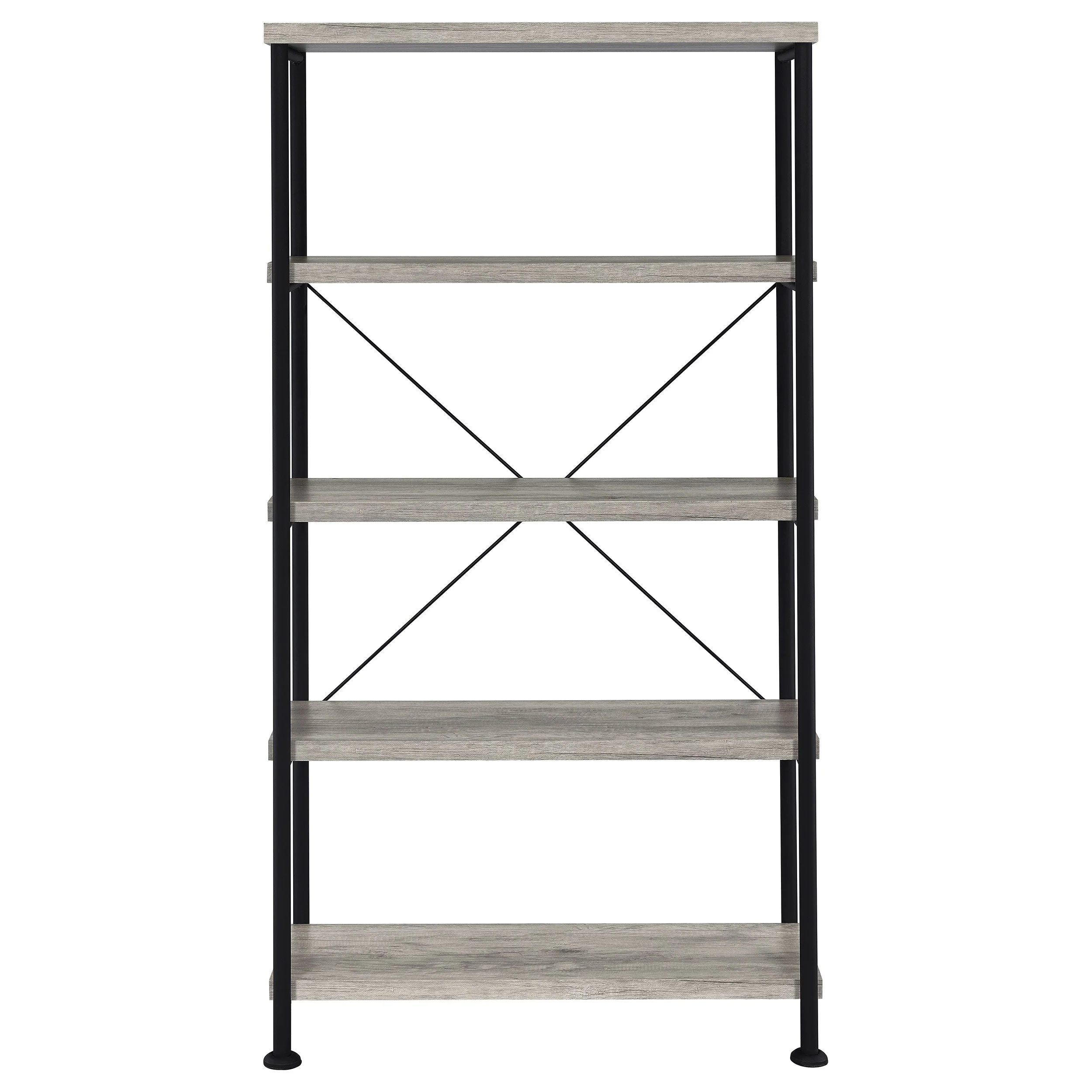 Analiese 63-inch 4-shelf Bookshelf Grey Driftwood