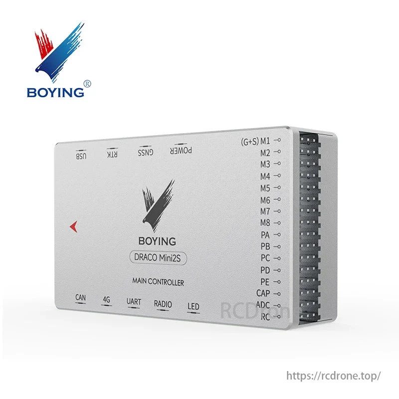 BOYING DRACO Series Industrial Drone Autopilot Flight Controller – Modular PX4-Compatible System for Multirotor UAVs with GNSS, RTK, CAN Bus, S.BUS Receiver, and Built-in Power Options