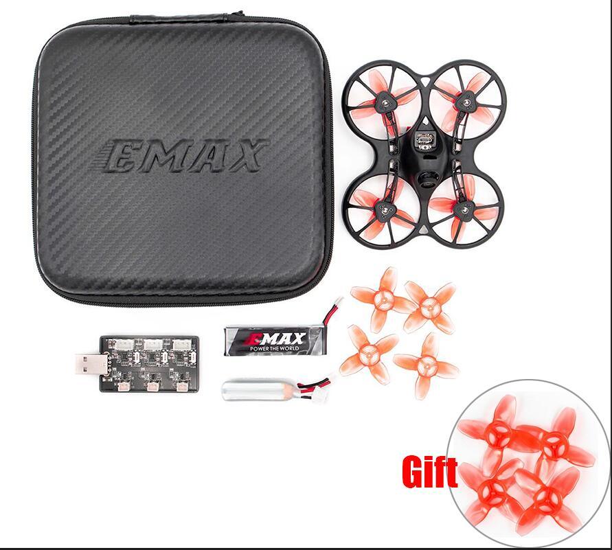 Emax 2S Tinyhawk S Mini FPV Racing Drone - With Camera 0802 15500KV Brushless Motor Support 1/2S Battery 5.8G FPV Glasses RC Plane