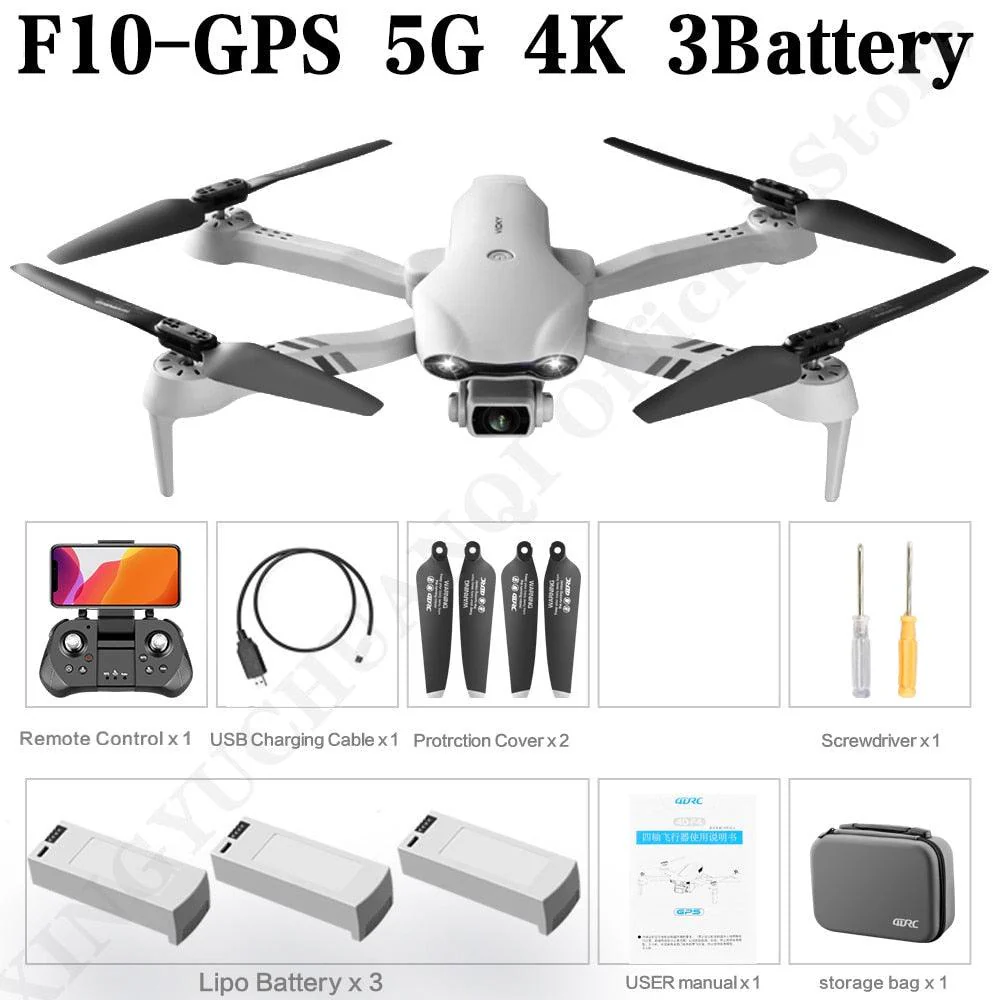 4DRC New 4K HD Dual Camera GPS 5G WIFI Wide Angle FPV Real-time Transmission RC Distance 2km Professional Drone Dron Gift Toys