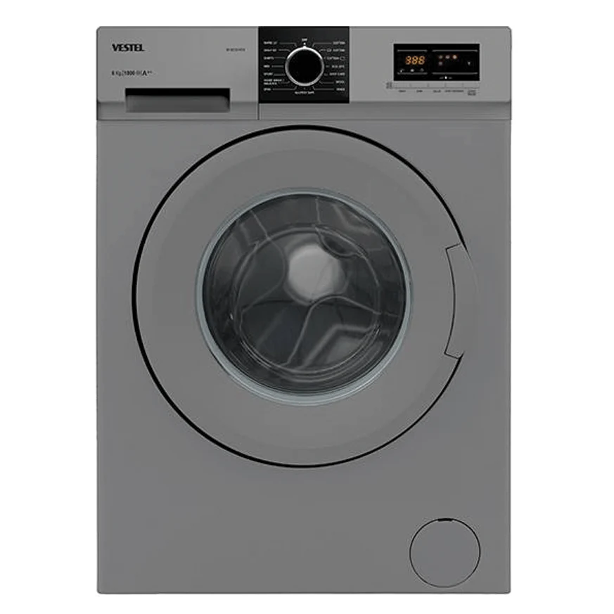 Vestel W7104S  Front load 7KG washing Machine SILVER  220 v 240 volts 50 hz