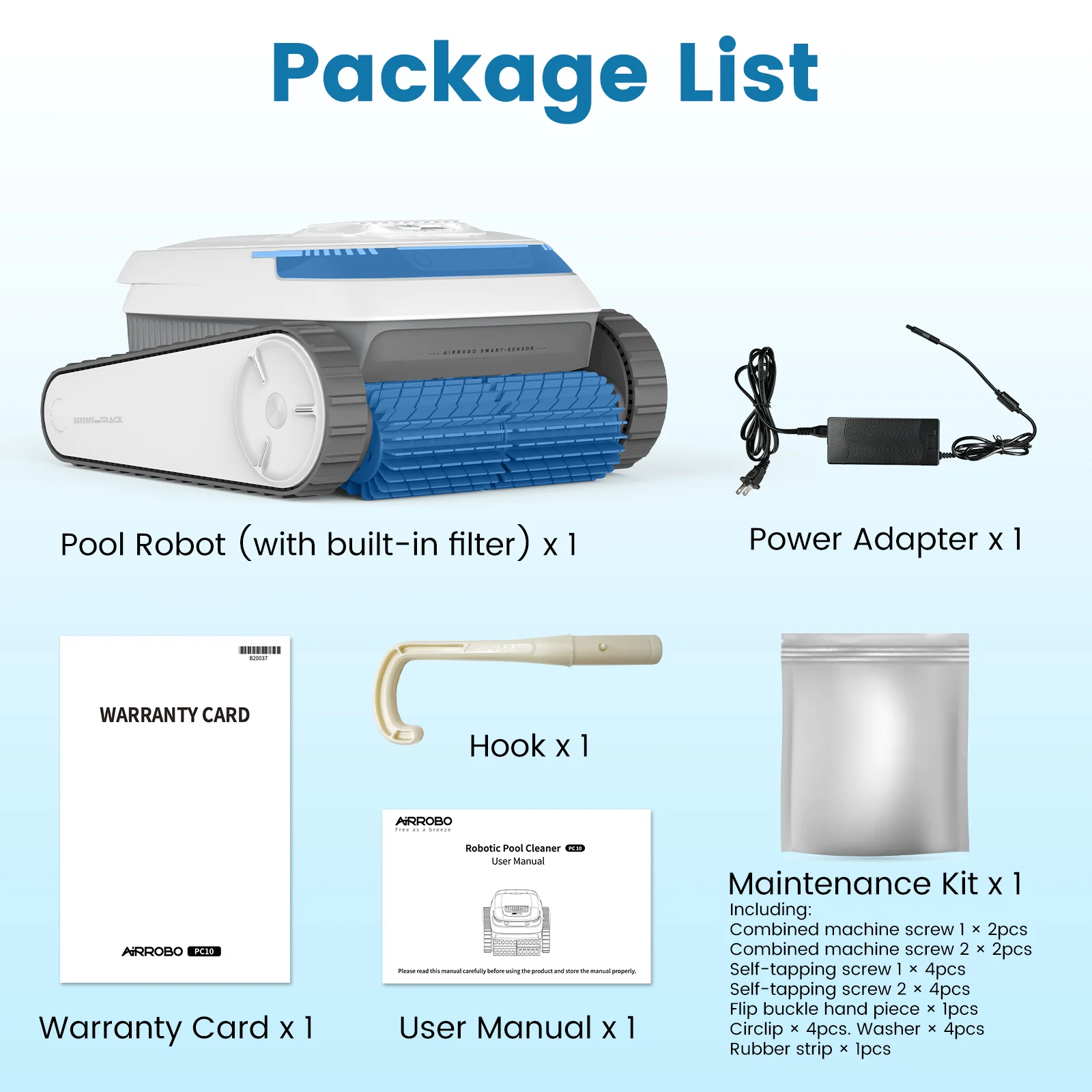 AIRROBO CP40 cordless robot pool cleaner with smart APP contral