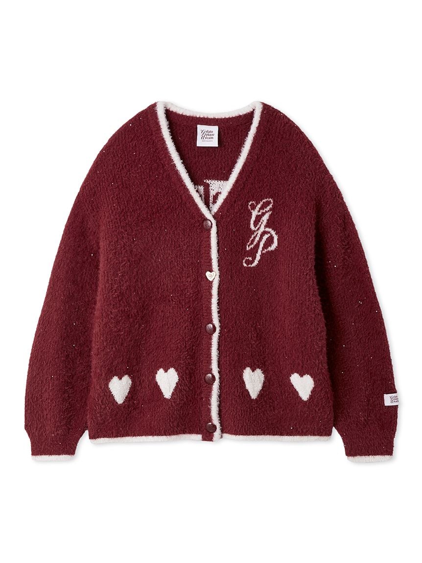 Glittering Feather Cardigan