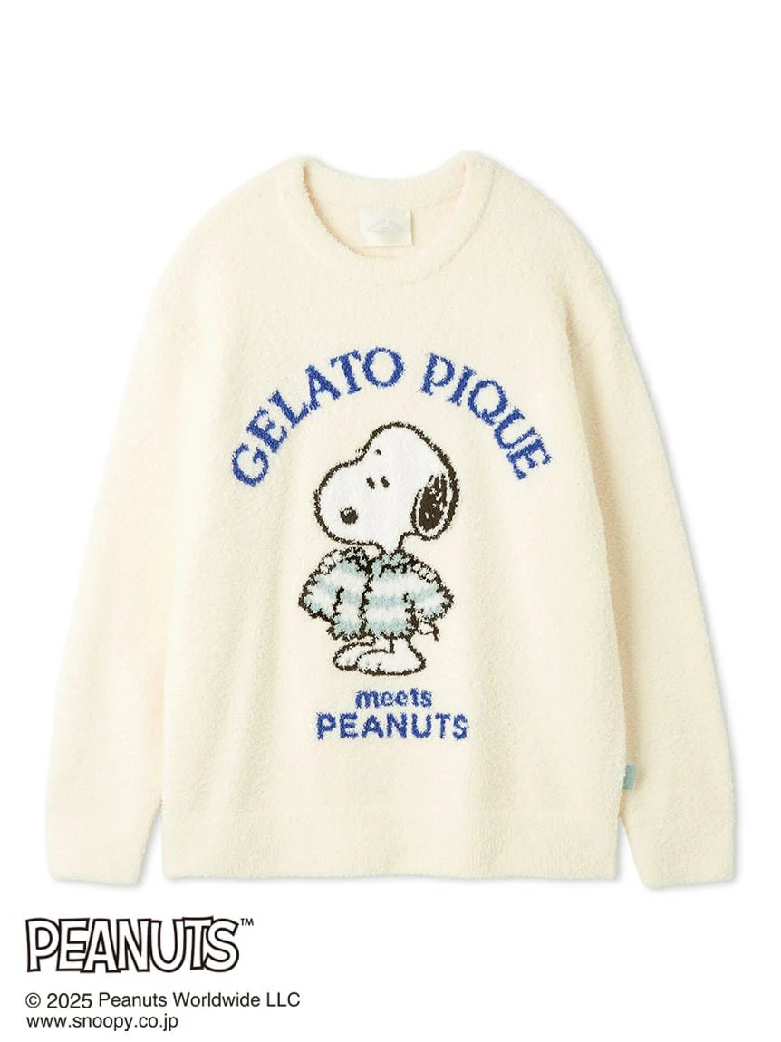 [PEANUTS] [MENS] Original Art Jacquard Pullover