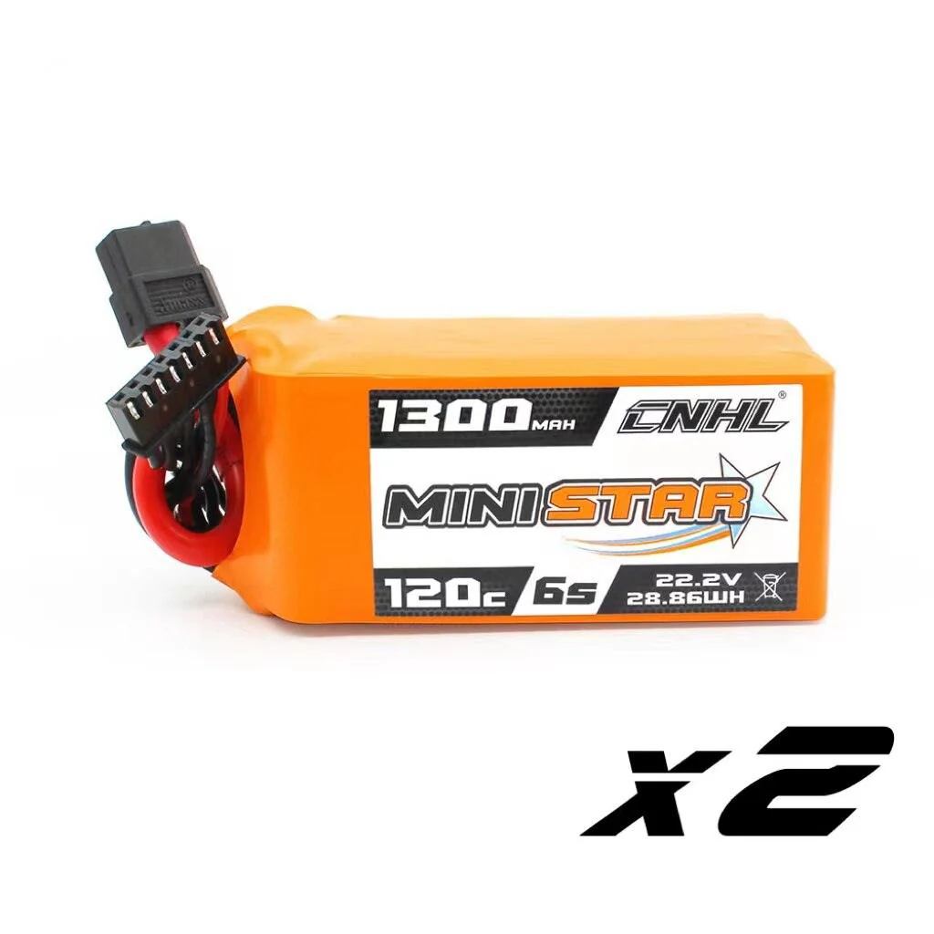 2PCS CNHL 6S 22.2V Lipo Battery For RC FPV Drone 1300mAh 1500mAh 1800mAh 120C With XT60 Plug  Quadcopter Helicopter Airplane