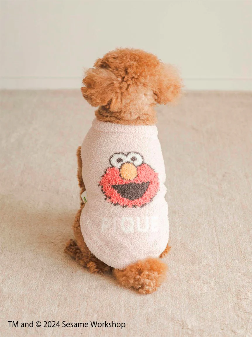 【SESAME STREET】【CAT & DOG】Elmo Jacquard Pullover