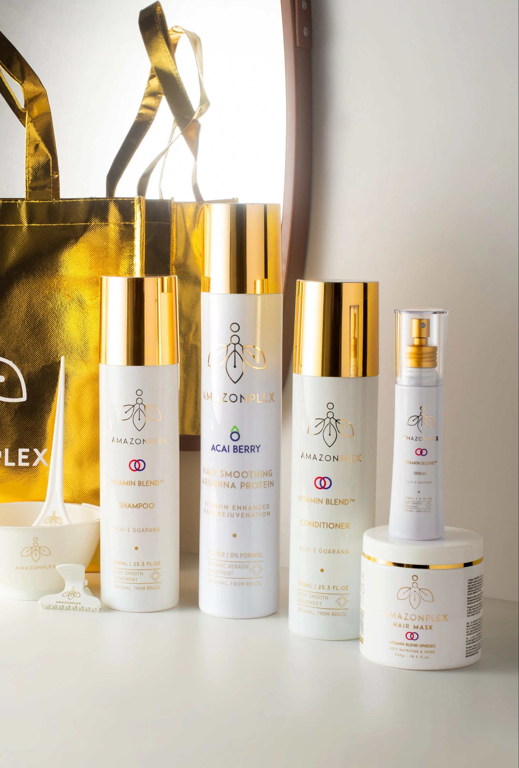 Amazonplex Açai™ Hair Straightening Nourishing Complete Set