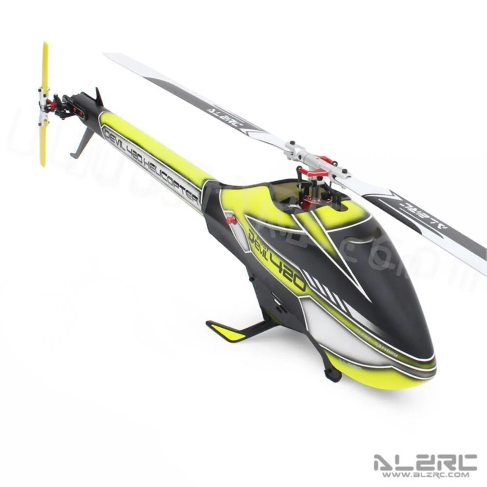 2023 New ALZRC Devil 420 Fast FBL 3D Flying RC Helicopter Super Combo With Motor ESC Servo Gyro RC Model toys