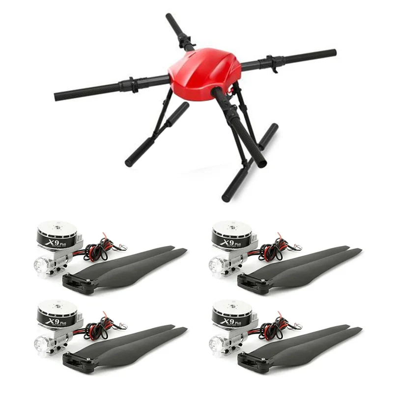 ARRIS M1400 Industrial Drone - 4 Axis Payload 22KG 15KM Long Rang Quadcopter with Hobbwing X9 PLUS Power System for Resuce Mapping Inspection