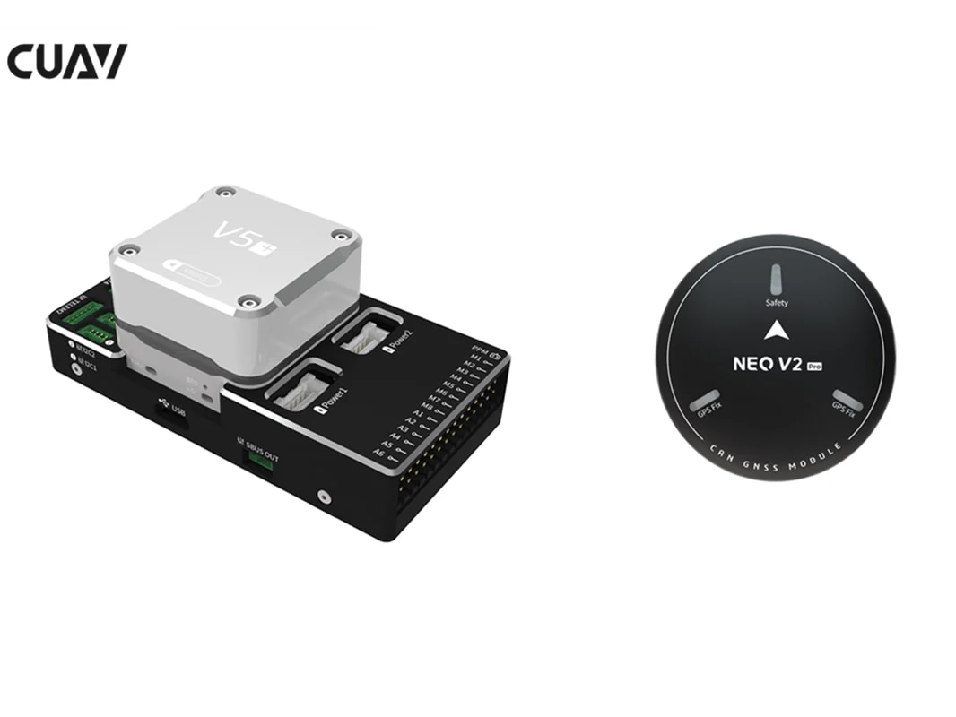 CUAV NEW Pixhack Pixhawk V5+ Autopilot - FPV RC Drone Quadcopter Helicopter Flight Controller And NEO V2 3 Pro GPS Combo