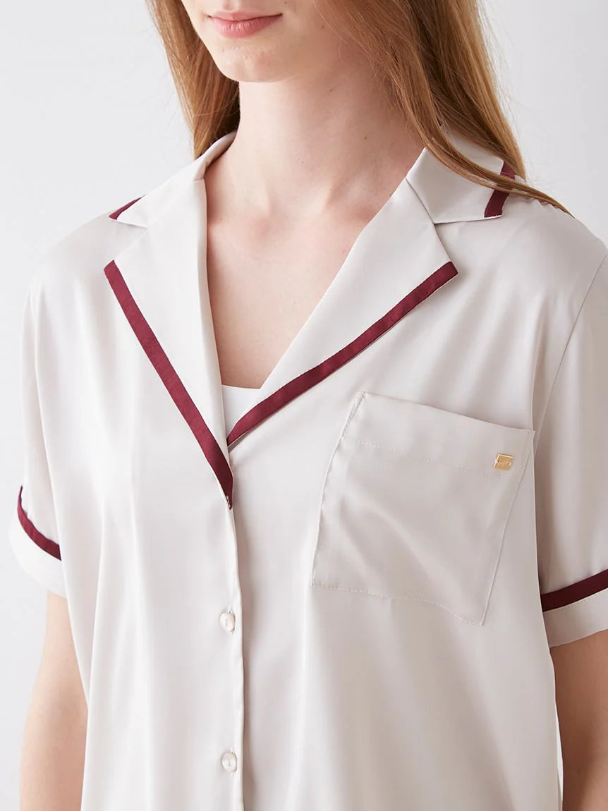 Lined Satin Sleep Shirt