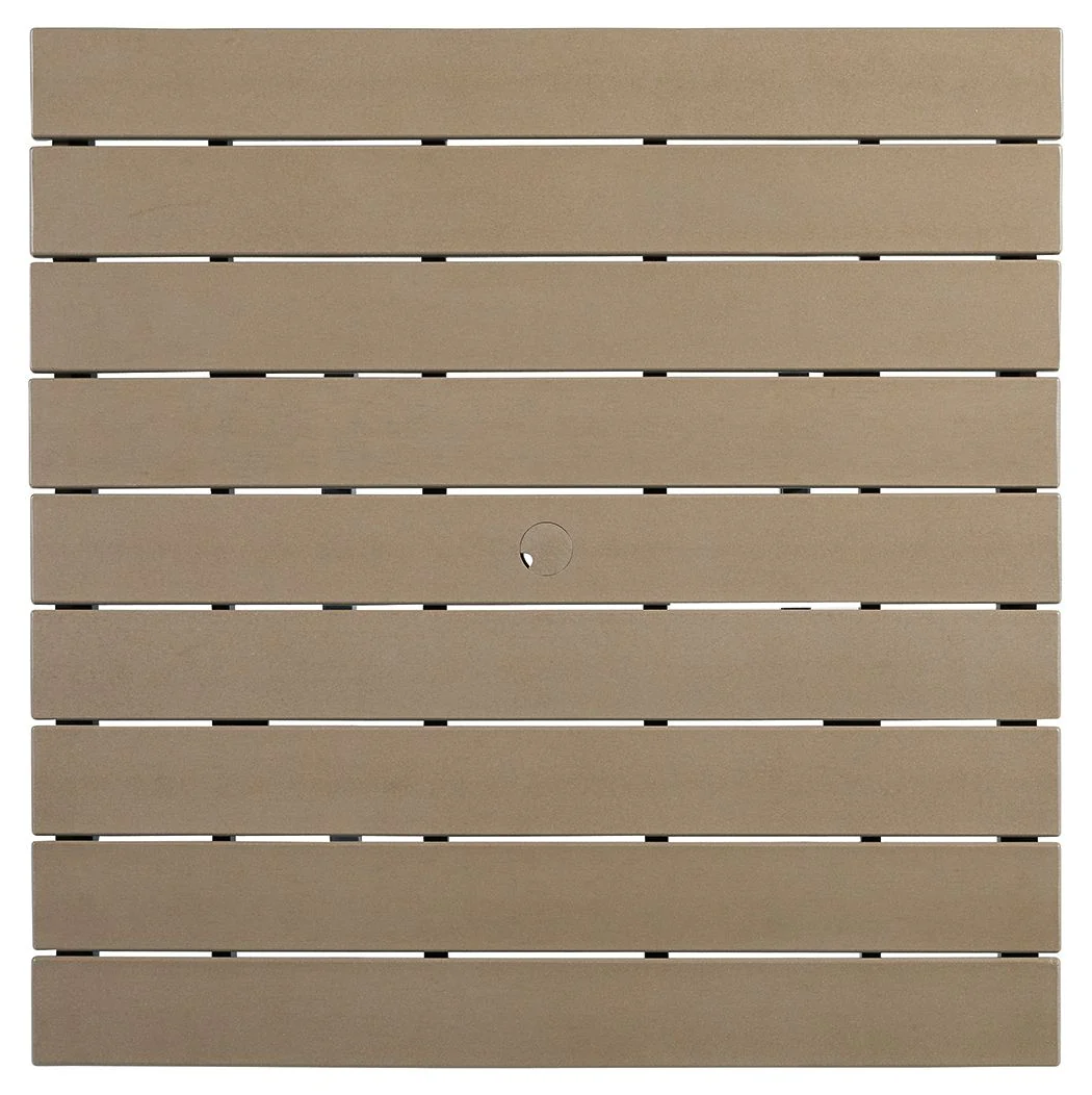 Fairen Trail - Square Counter TBL w/Umb OPT - Black / Driftwood