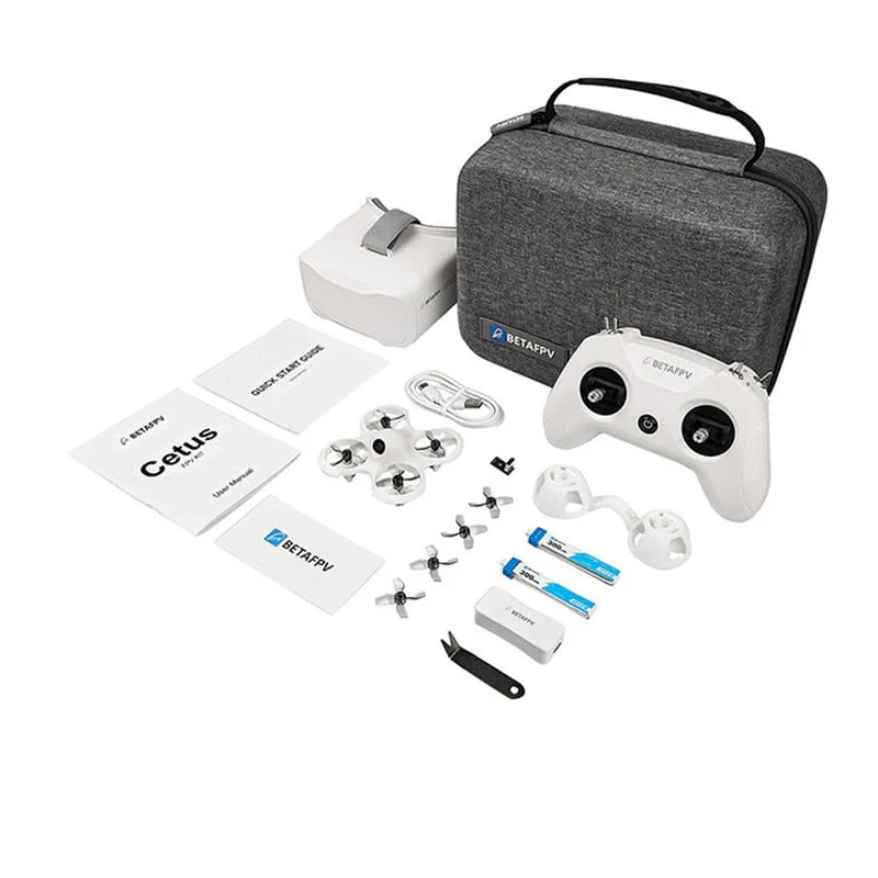 BETAFPV Cetus Pro /Cetus FPV Kit - Indoor Racing RC Drone RTF/BNF VTX Frsky D8 vtx LiteRadio 2 SE Transmitter 14DBI VR02 Goggles