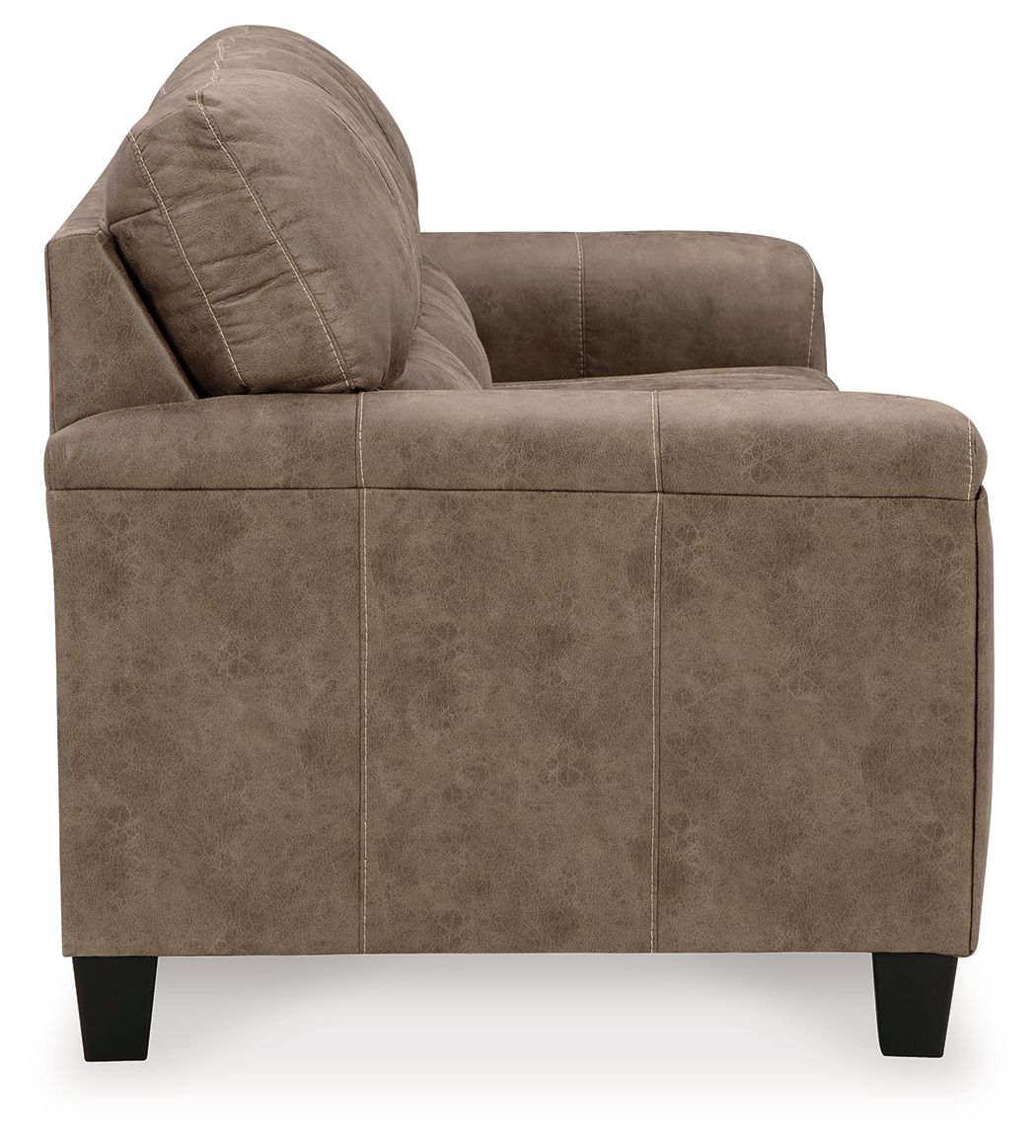 Navi - 3 Pc. - Sofa, Loveseat, Rocker Recliner - Fossil
