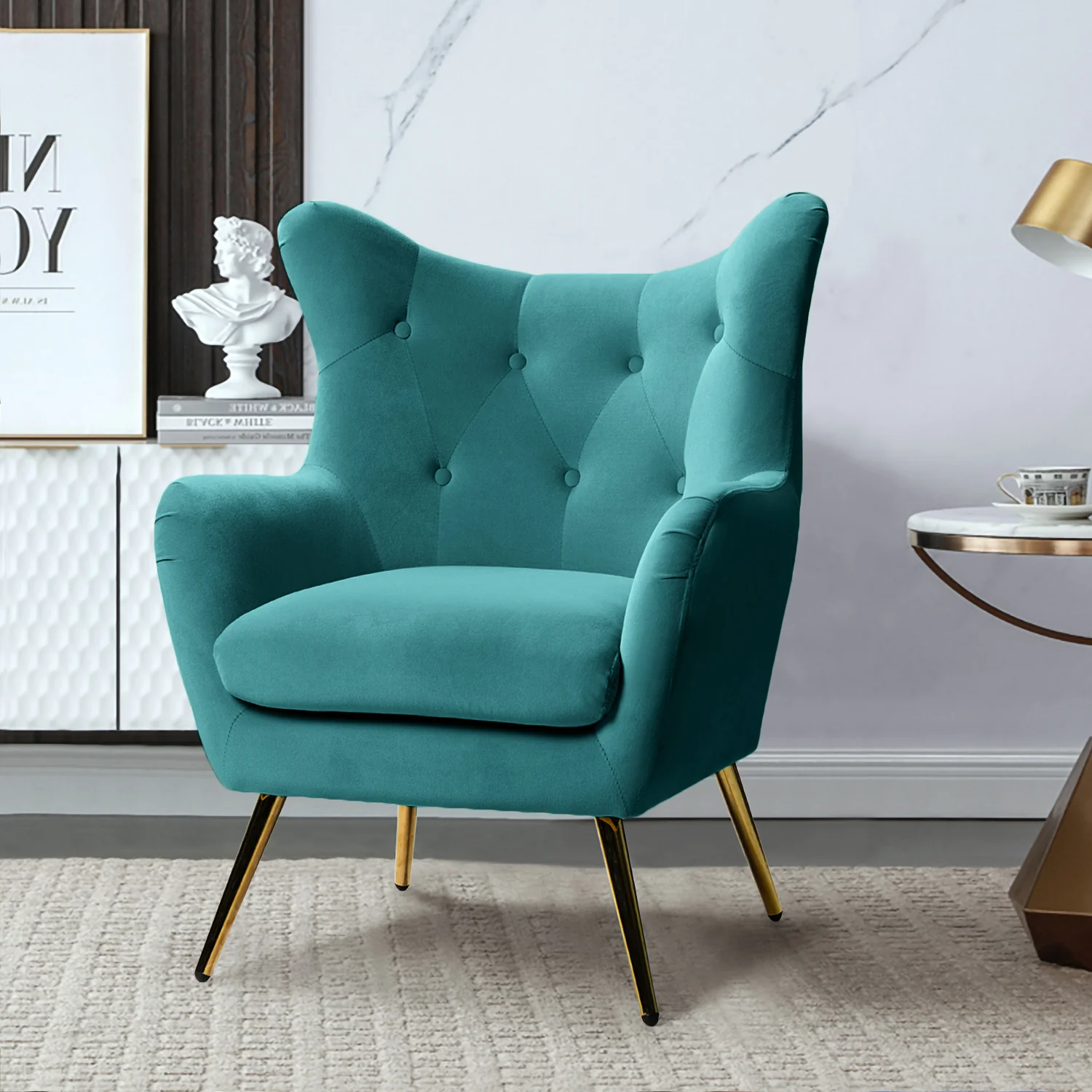 Arama Accent Chair in Blue