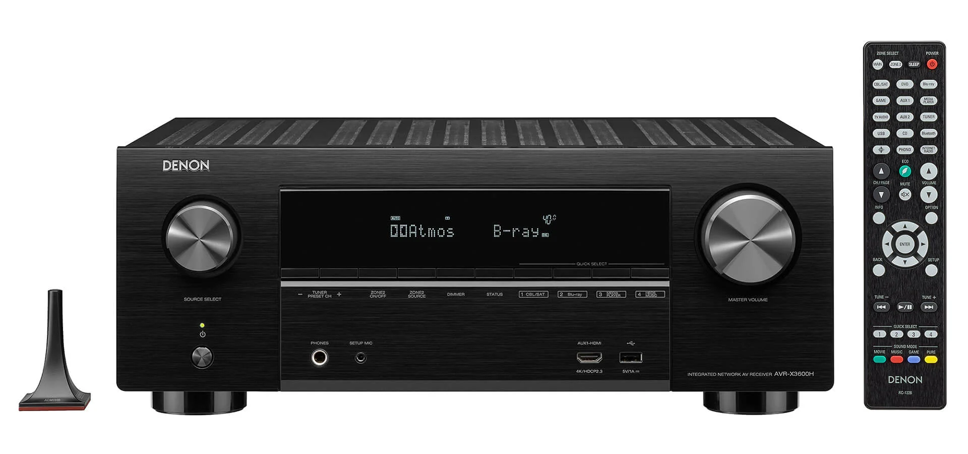 Denon AVR-X3600 220 volt 9.2 Channel 4K Ultra HD AV Receiver with 3D Audio and HEOS Built in 220 v 240 volts 50 hz 60 hz
